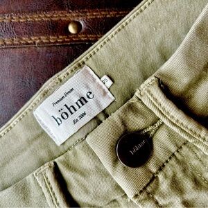 Böhme Skinny Jeans Olive Size 25